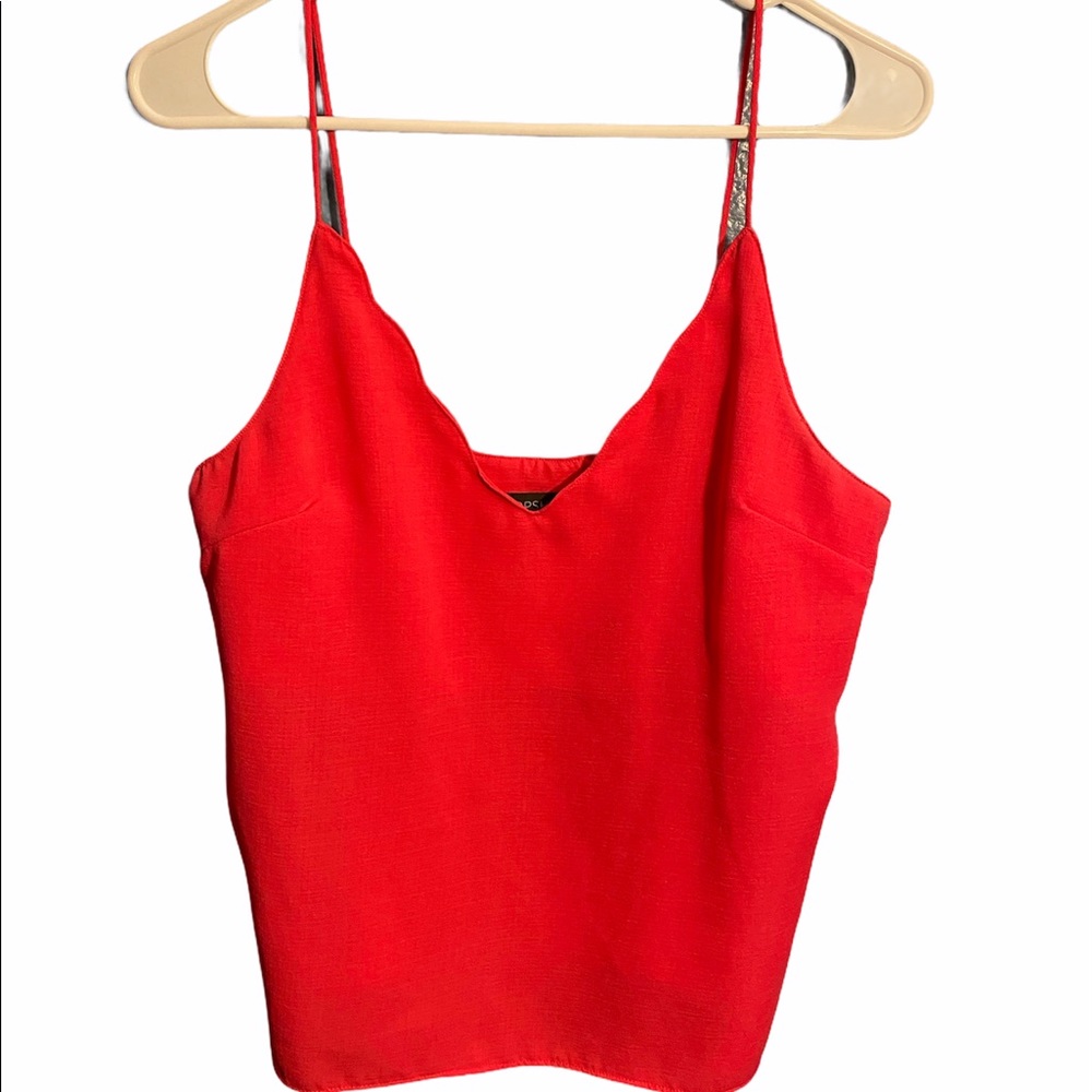 Hot pink topshop tank top barely worn